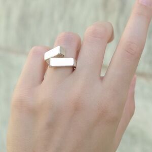 NWT! Eclectic Minimalist Sterling Silver Ring